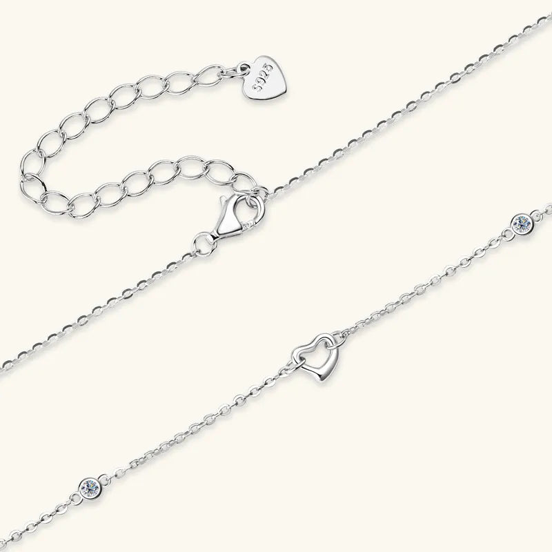 Sparkala™ 925 Sterling Silver Heart Necklace