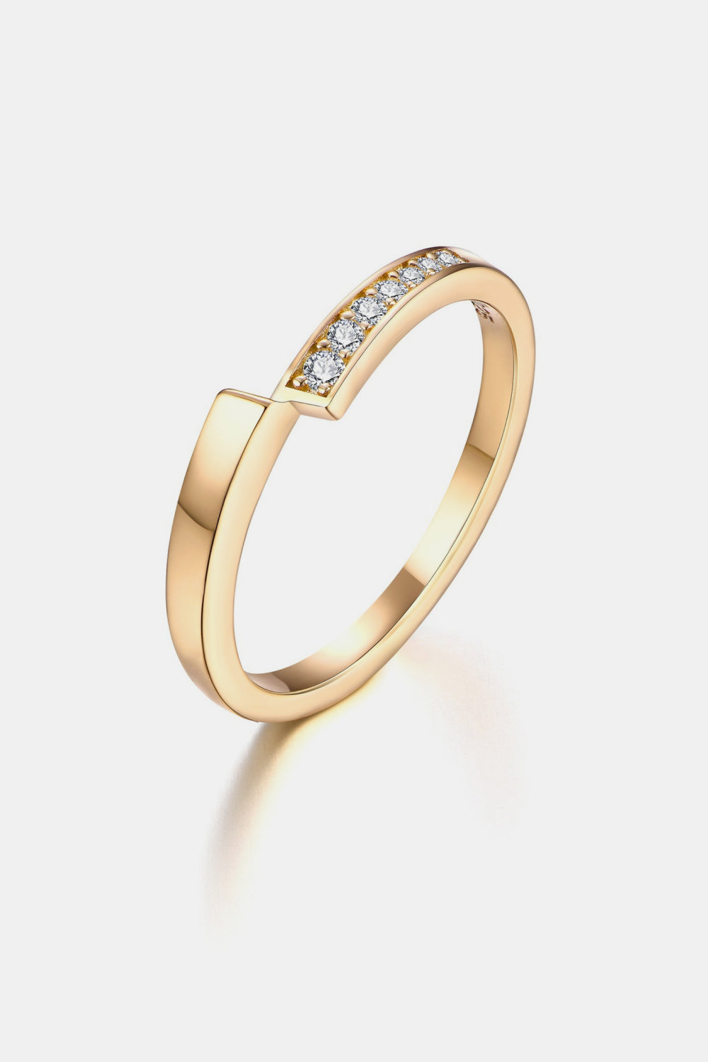 Sparkala™ Platinum Over Pure Sterling Silver Ring