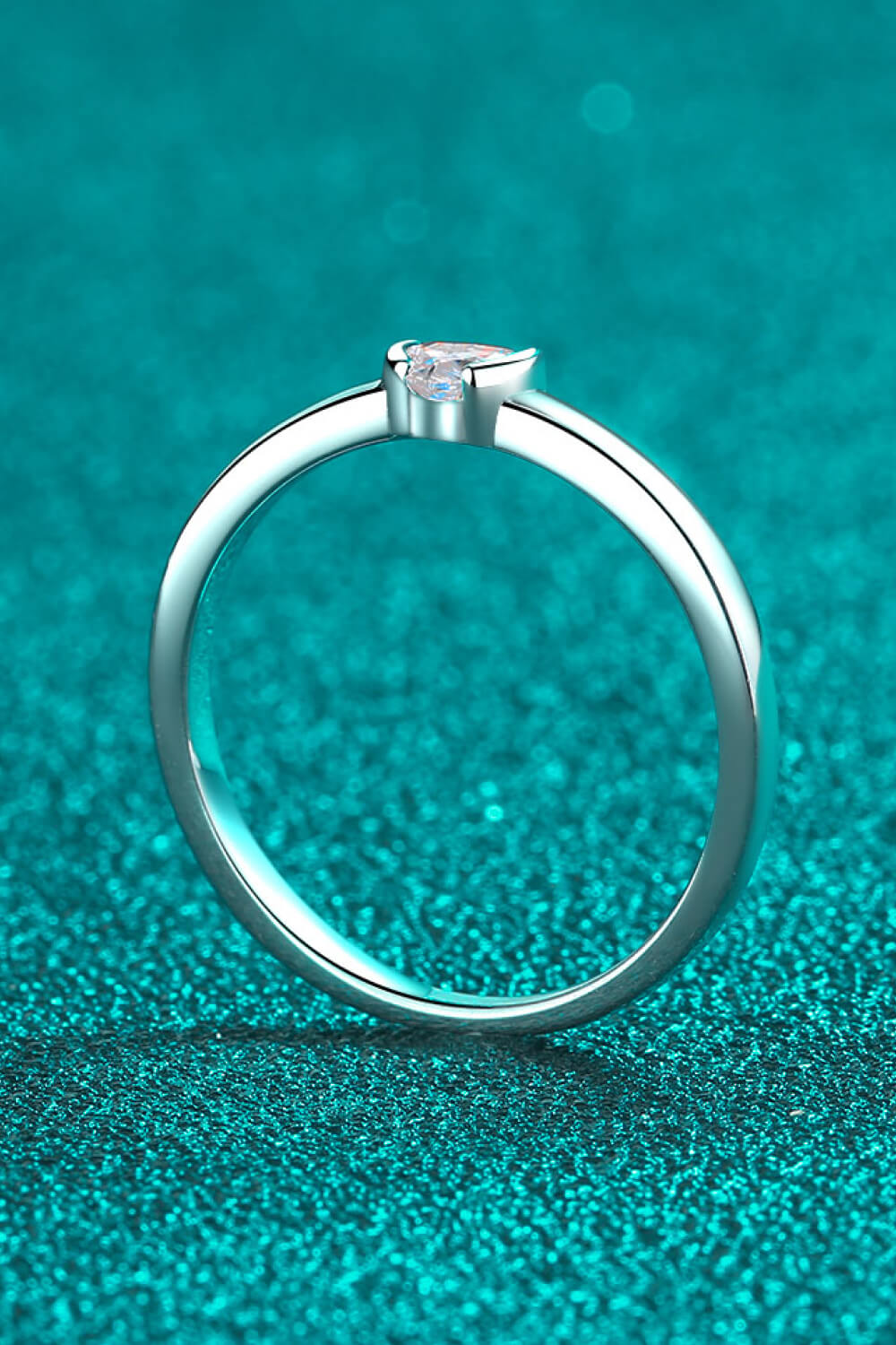 Heart-Shaped Sparkala™ Solitaire Ring