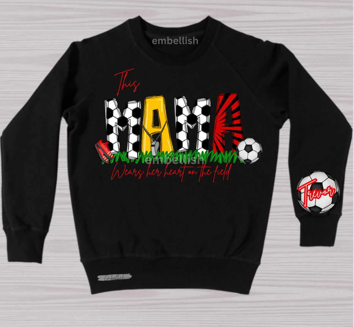 This Mama Wears Her Heart On The Marching Field - Custom School Band Shirt