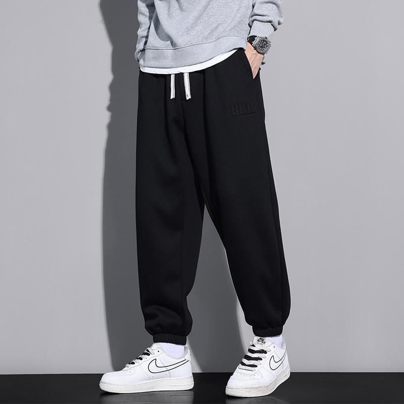 Plus Size Sweatpants Men's Casual Loose Plus Size Ankle-tied