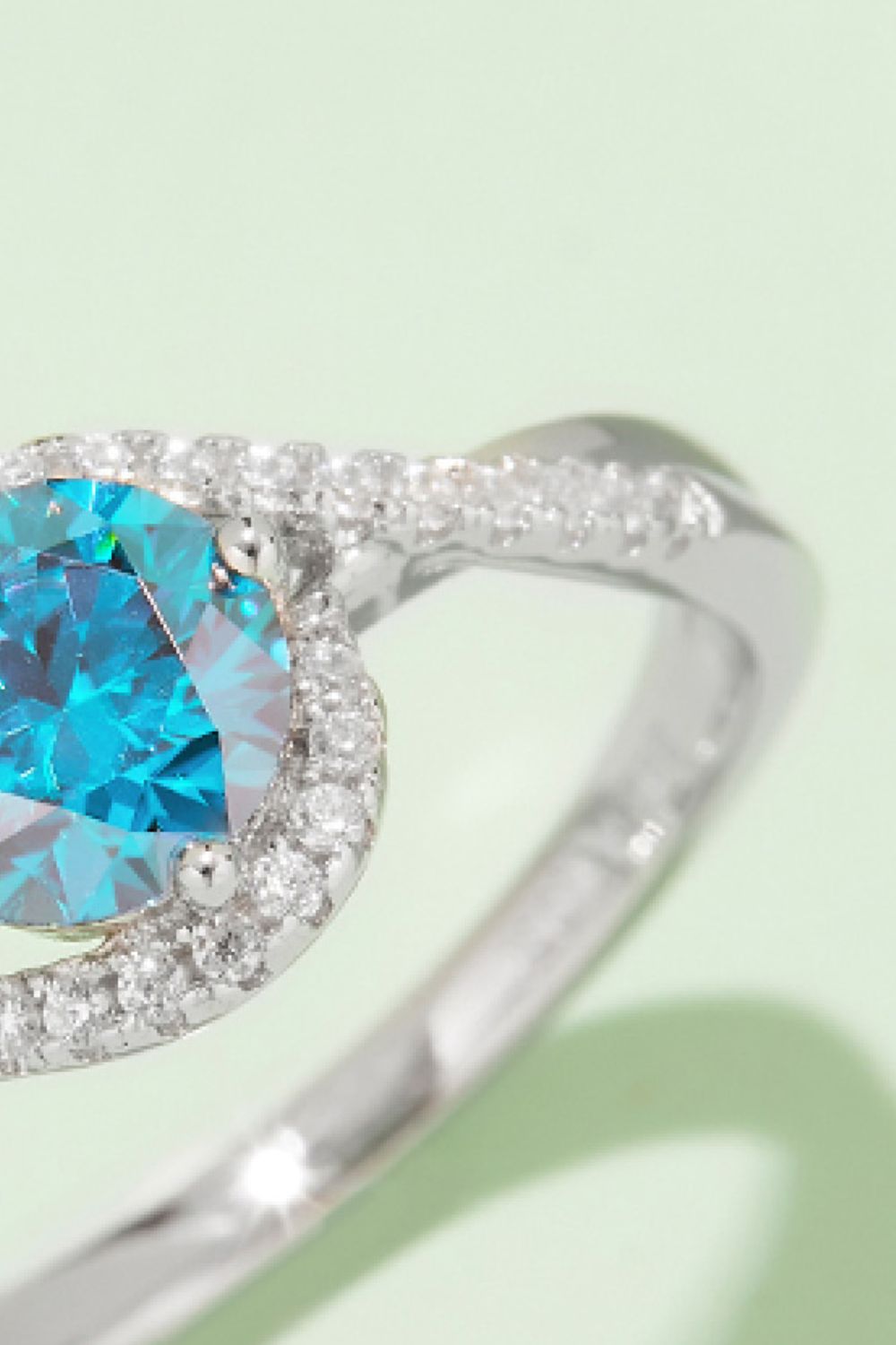 1 Carat Sparkala™ Contrast Platinum Over Pure Sterling Silver Ring (Yellow, Pink, or Blue)