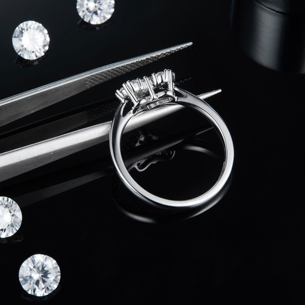 Sparkala™ Pure Sterling Silver Heart Ring