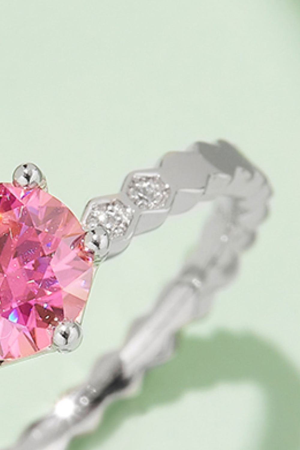 1 Carat Brilliant Round Cut Sparkala™ 6-Prong Platinum Over Pure Sterling Silver Ring (Yellow, Blue, or Pink)