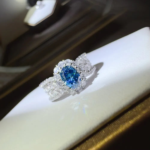 1 Carat Sparkala™ Zircon 925 Sterling Silver Ring