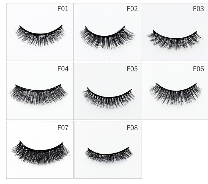 Self-adhesive Eyeliner False Eyelashes Multi-layer Cross-section False Eyelashes