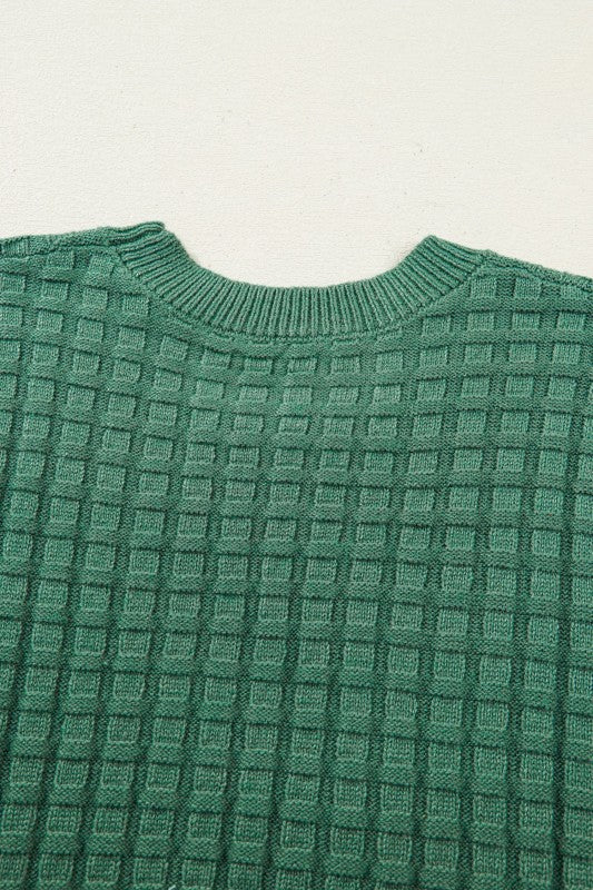 Birdie Textured Short Sleeve Sweater