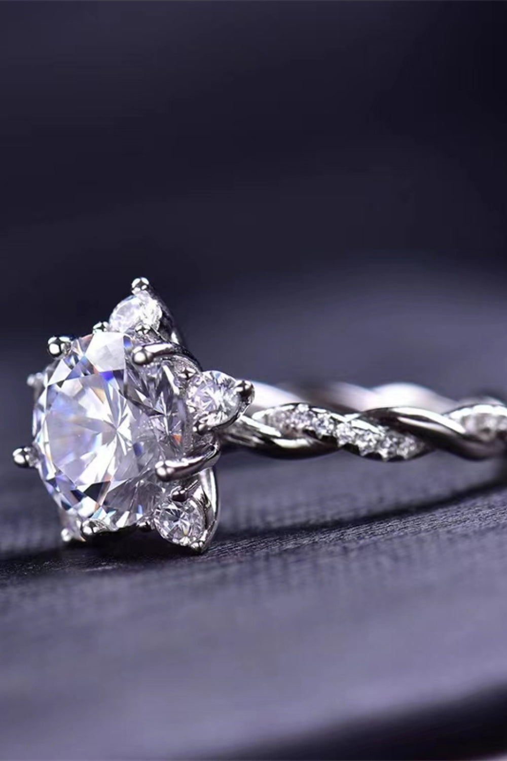 3 Carat Sparkala™ Twisted Ring