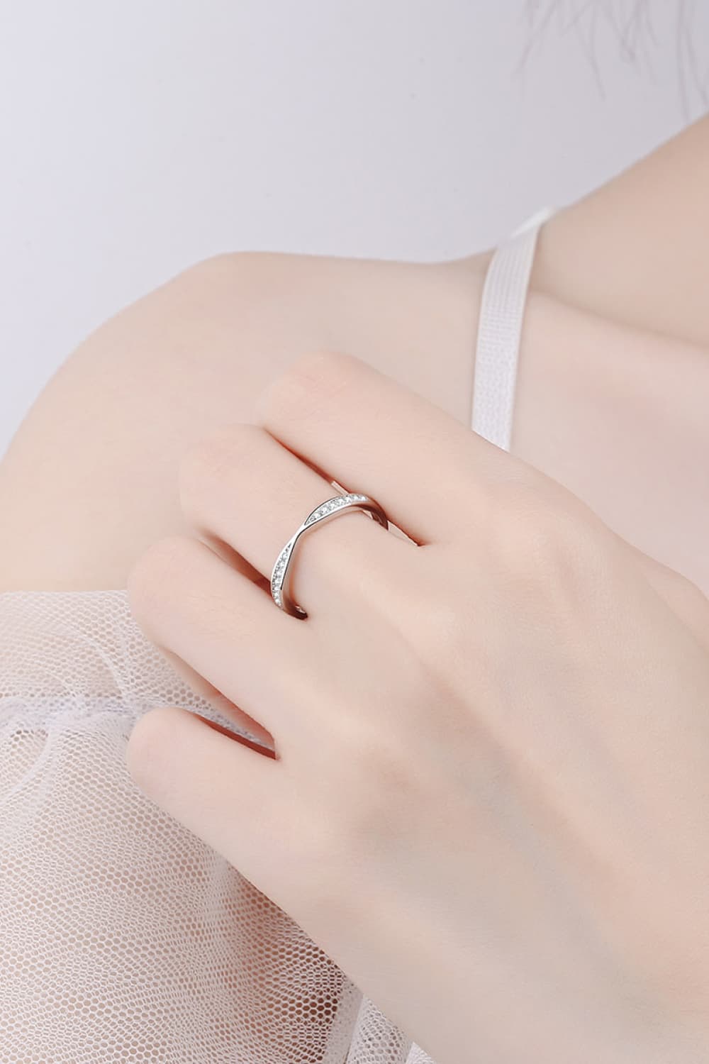Sparkala™ Rhodium-Plated Ring