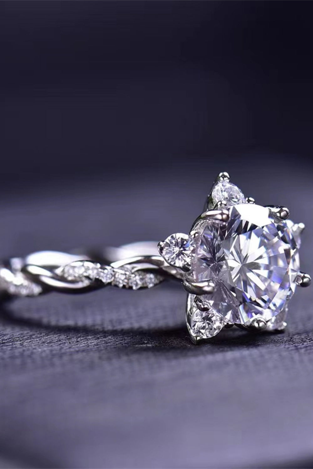3 Carat Sparkala™ Twisted Ring