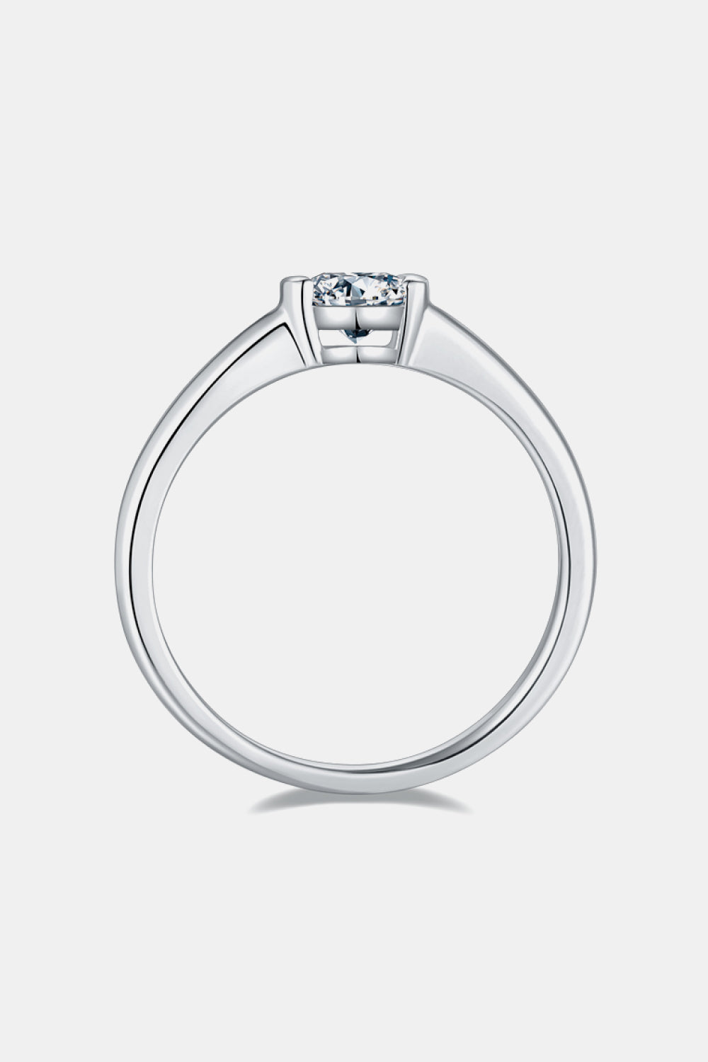 Brilliant Round Cut Sparkala™ Platinum Over Pure Sterling Silver Solitaire Ring
