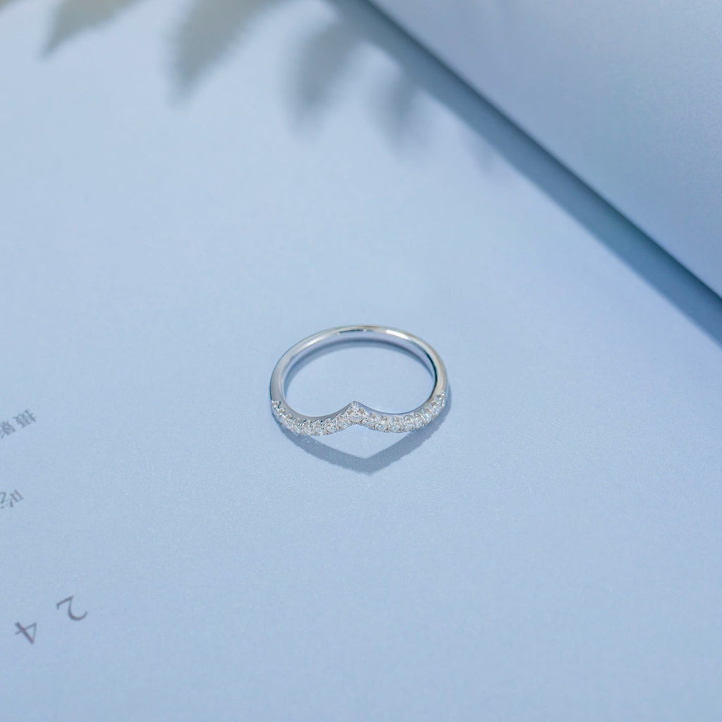 Sparkala™ Platinum Over Pure Sterling Silver Ring