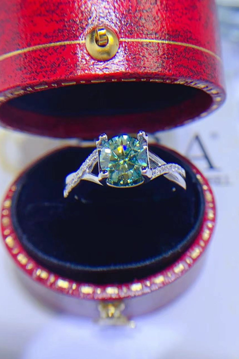 1 Carat Sparkala™ Platinum Over Pure Sterling Silver Ring