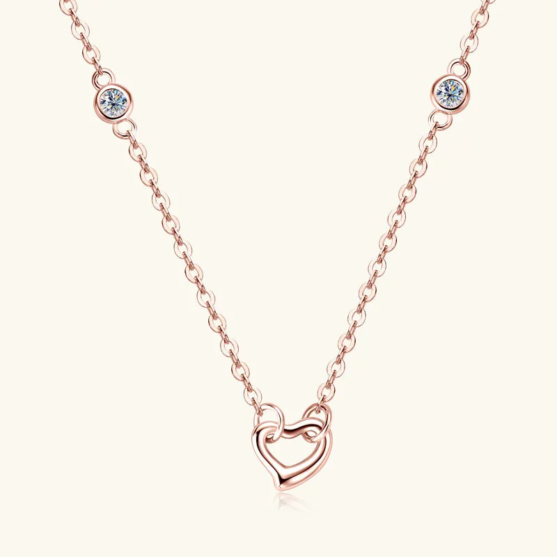 Sparkala™ 925 Sterling Silver Heart Necklace