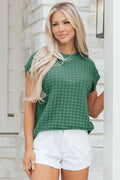 Birdie Textured Short Sleeve Sweater