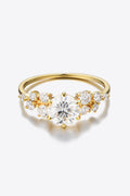 1 Carat Brilliant Round Cut Sparkala™ 14K Gold Over Pure Sterling Silver Ring