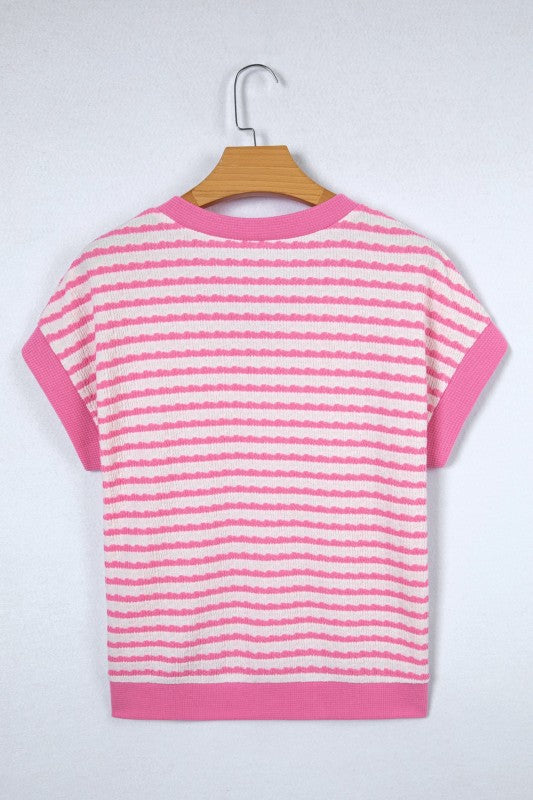 Georgia Trim Short Sleeve Top