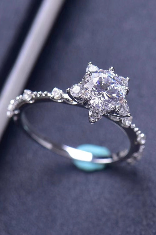 1 Carat Brilliant Round Cut Sparkala™ 6-Prong Ring