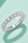 2.3 Carat Sparkala™ Eternity Ring (Platinum Over Pure Sterling Silver)