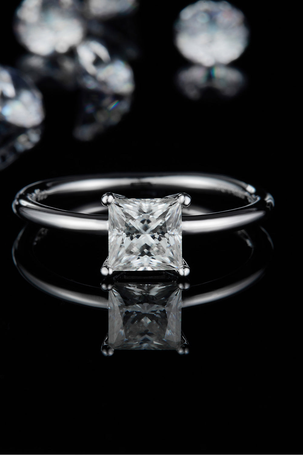 1 Carat Sparkala™ Platinum Over Pure Sterling Silver Solitaire Ring