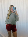 Crossback Top in Grey