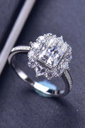 Need You Now 2 Carat Radiant-Cut Sparkala™ Ring (Platinum Over Pure Sterling Silver)