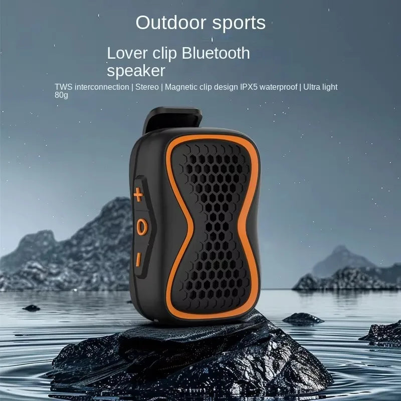 Factory Compact Portable for Bluetooth Wireless Audio Speaker P8 Collar Clip Waterproof for Outdoor Sports Supports TF Card