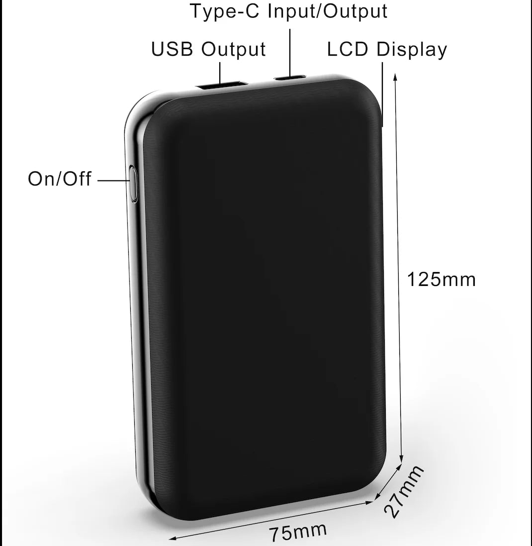 LT201G Portable PD 65W 20V Powerbank 15000mah Super Fast Charging Power Station for Mobile & Laptop 30W/45W/65W Output Power