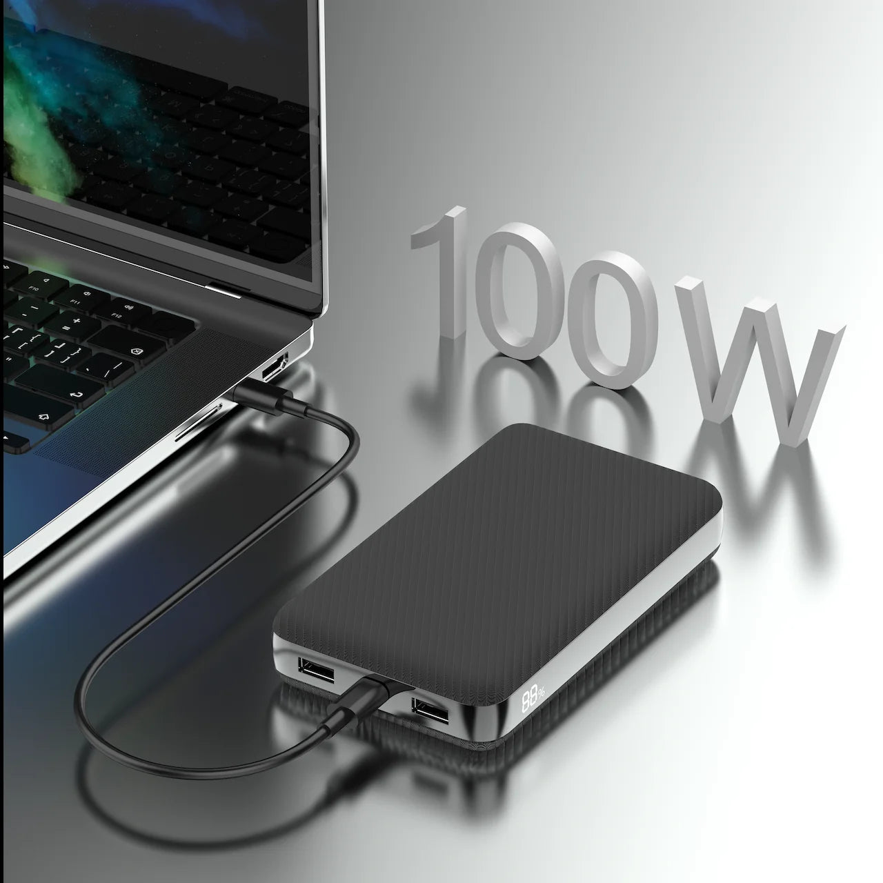 LT301L  New Design Fast Charging 100W Laptop Power Bank Multi-Voltage Compatibility 20000mAh for Dell & HP Laptops