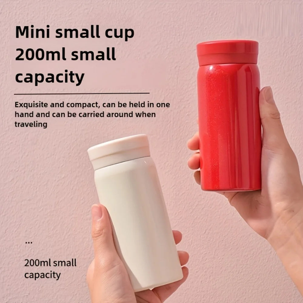 200ml Mini Insulated Cup Stainless Steel Coffee Thermal Mug 316 Vacuum Flasks for Hot and Cold  Cup