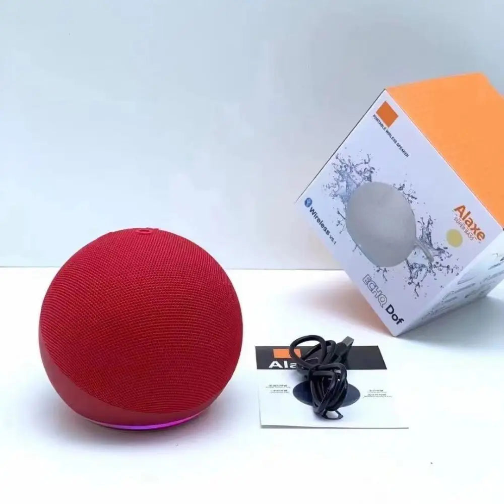 Portable for Bluetooth Speaker RGB Ambient LED Lighting Wireless Audio for Cell Phones Plastic Cabinet Power Source Battery