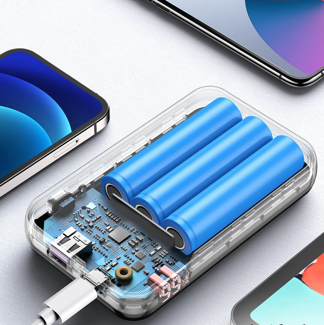 LT201G Portable PD 65W 20V Powerbank 15000mah Super Fast Charging Power Station for Mobile & Laptop 30W/45W/65W Output Power