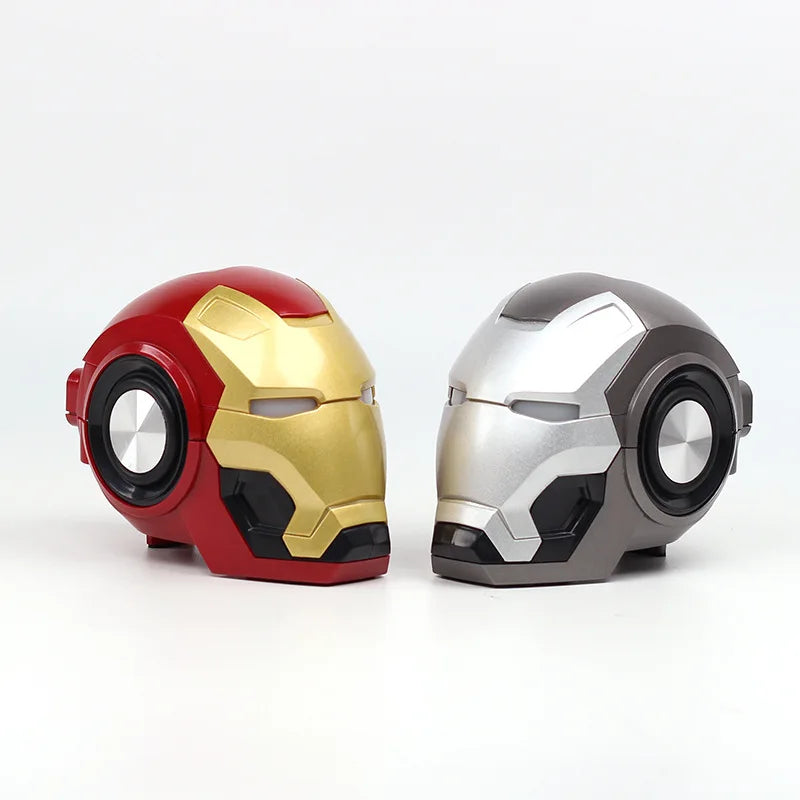 GTT New ironman Creative Gift for Marvel Avengers Iron Man Cute Wireless Speaker Carton Subwoofer Bluetooth Speaker BT