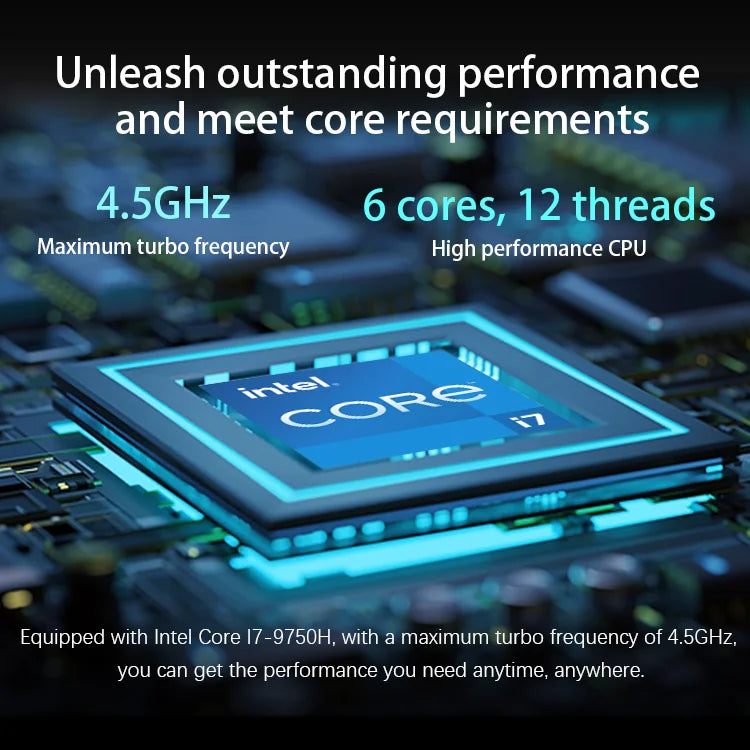 Intel Core I7 RTX3050 32GB DDR4 1TB SSD 6-Core 2.6GHz PC Gaming Laptop with Windows 11 for US Plug New and Doccassion