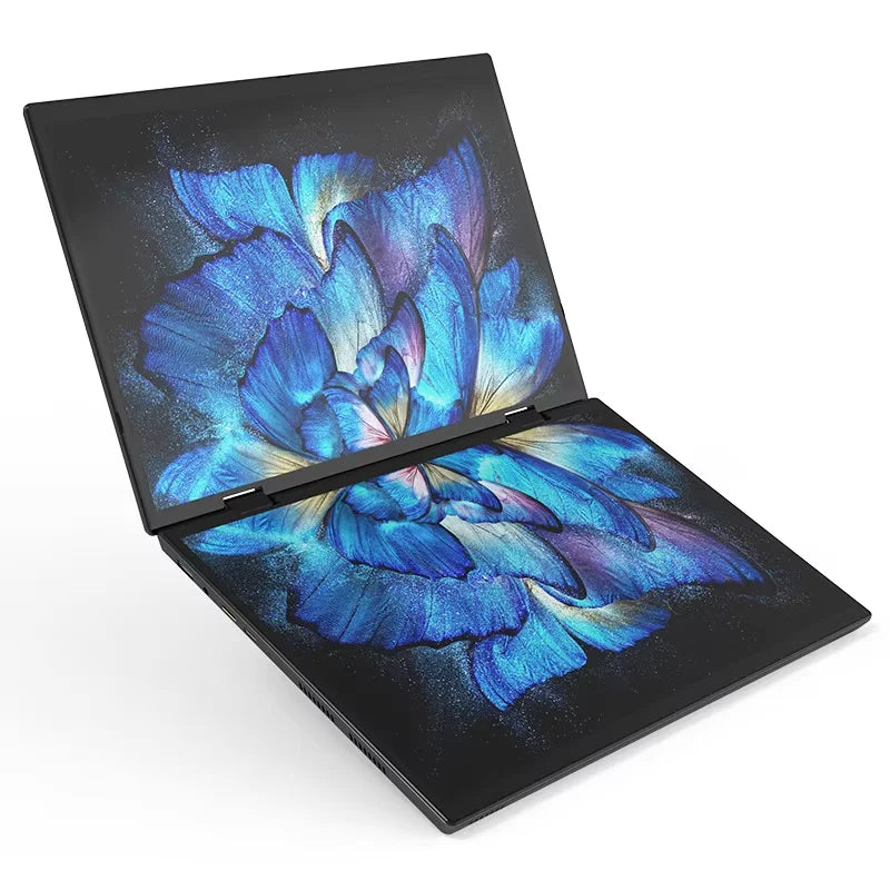 2025 Hot Selling Brand New TouchYoga Professional Portable Gaming Laptop 2-in-1 14+14 Dual Touch Screens Intel Metal English