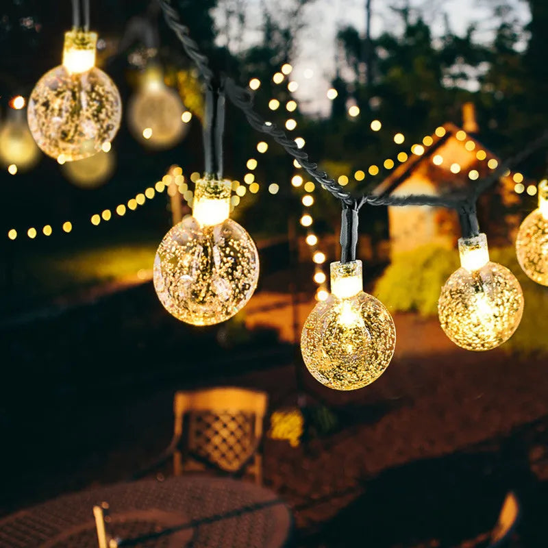 String Light Solar 100 LEDs Fairy Lights Outdoor Garden Wedding Decoration Lamp 12M/13M IP65 Waterproof Garland Furniture Light