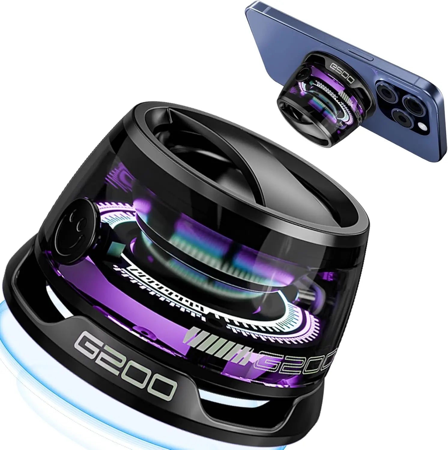 Stylish Mini Magnetic Bluetooth Speaker 5W RGB Lights Clear Sound Compact Easy to Carry for Home Office Outdoor Enthusiasts