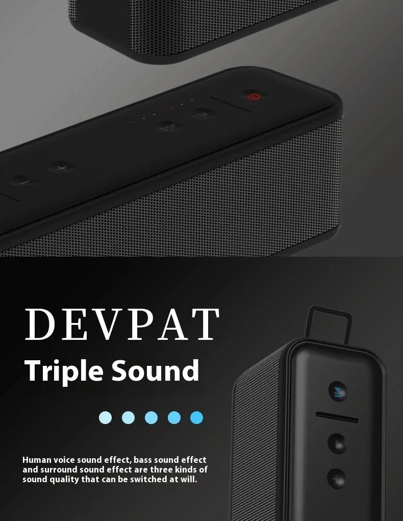 Best Selling 60W Wireless Party Box Speaker Portable Multifunctional Speaker 5200mah TWS Connect HI-FI Speakers