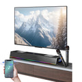2.1CH Bluetooth Home Theater System With Built-in Subwoofer & Wireless Microphone for Family Karaoke