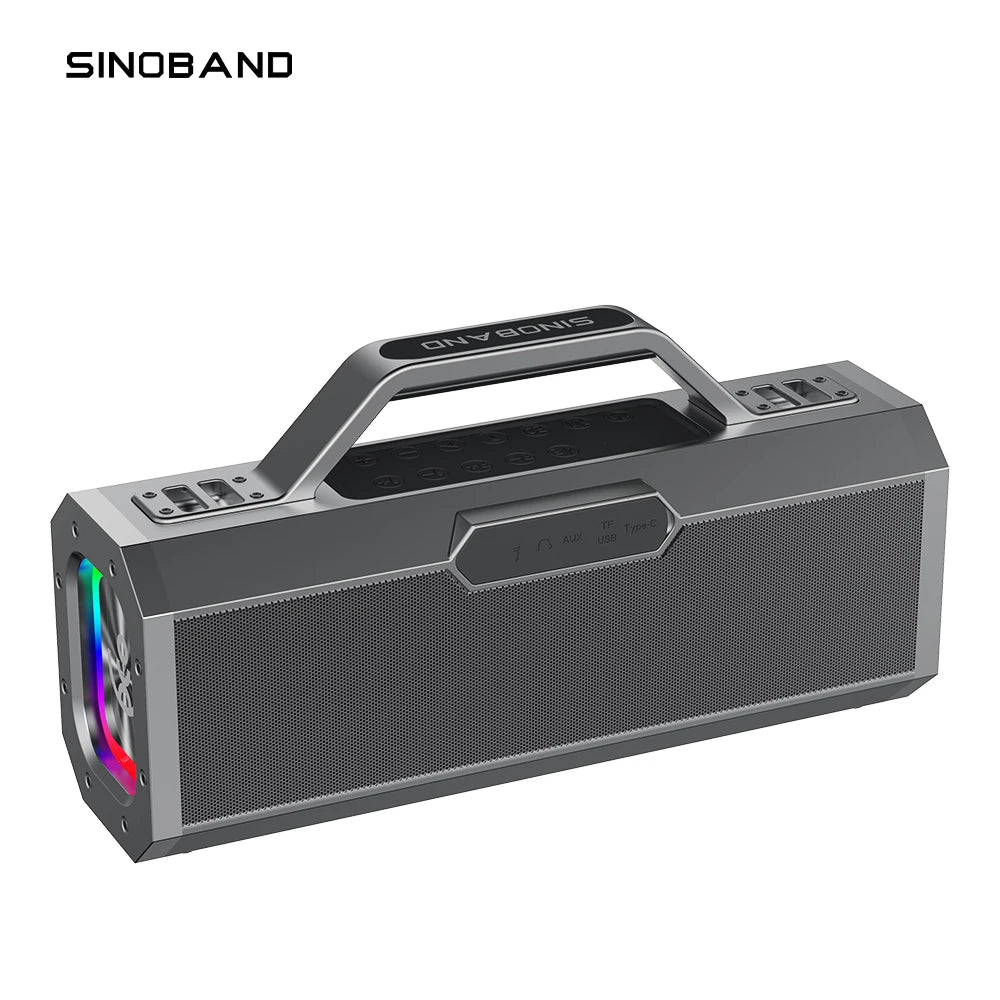 XDOBO SINOBAND Alps 150W Portable Speaker with 2 Wireless Microphones with Lights Supports USB/TF/AUX/TWS for Home Party
