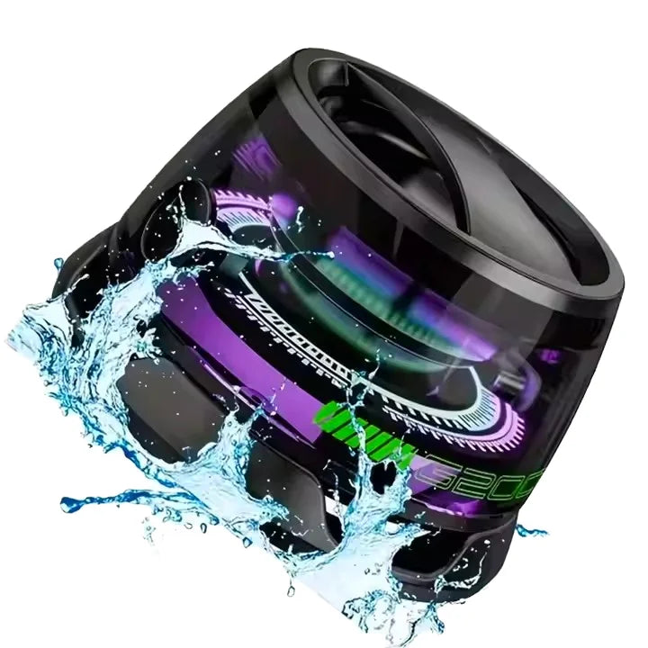 G200 3W BT Wireless Speaker MINI Size Small High Sound Portable Computer Subwoofer Magnetic Desktop Music Speaker with RGB Light