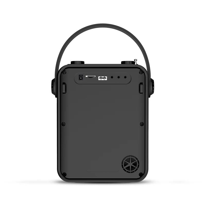 SHIDU 25W Rechargeable Sound Equipment Audio Amplifier Portable PA System Wireless Bluetooth Karaoke Speaker with Microphone
