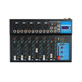 F7 7-Channel Audio Mixer Console for Home Bars-Professional Audio Video & Lighting