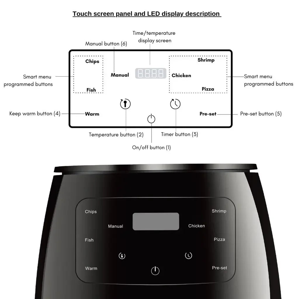 China ISolfan Sells Mini 3.5L Electric Steam Multifuncional Hot Stainless Steel Frier Over Smart Digital Oven Air Fryer Machine