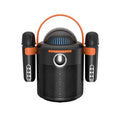 2024 New Design Mini Portable Bluetooth Karaoke Speaker Wireless Audio System with Mic RGB Lighting for Home Theater Parties