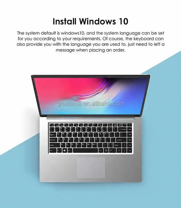 New Wholesale Custom Configuration Business Laptop 14.1-15.6 Inch 16GB Ram Intel Celeron  N3350/N4000 Office Laptop for Company