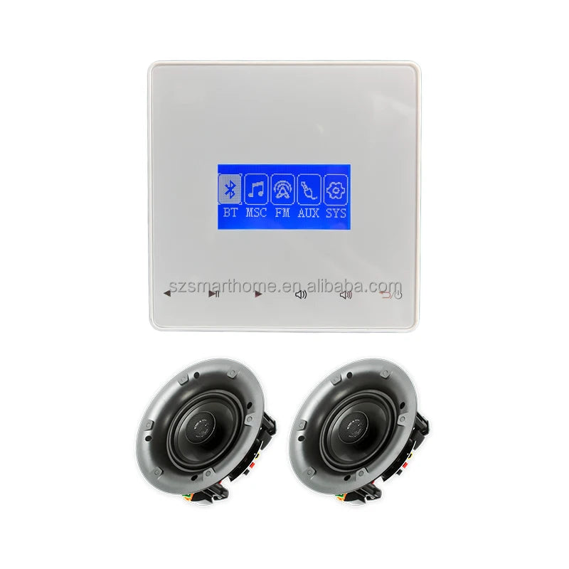 4-Inch for Blue-tooth Host Background Music System for Home Theatre Hotels FM Blue-tooth Ceiling Speaker Wall for Background