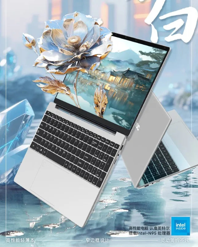 15.6 Inch AOC Laptop with Intel Alder Lake-N95 16G LPDDR4 512G SSD