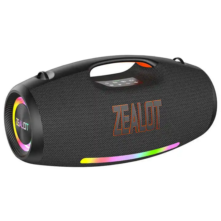 Zealot S89 Outdoor Party Speaker Professional Bluetooths 250W Bass Powered Portable Subwoofer Wireless LED Light Hifi Speaker