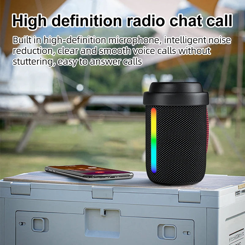 High Quality Portable Waterproof Bt Speaker Wireless with Bt/FMTWS 5w 1200mAH Battery Speakers